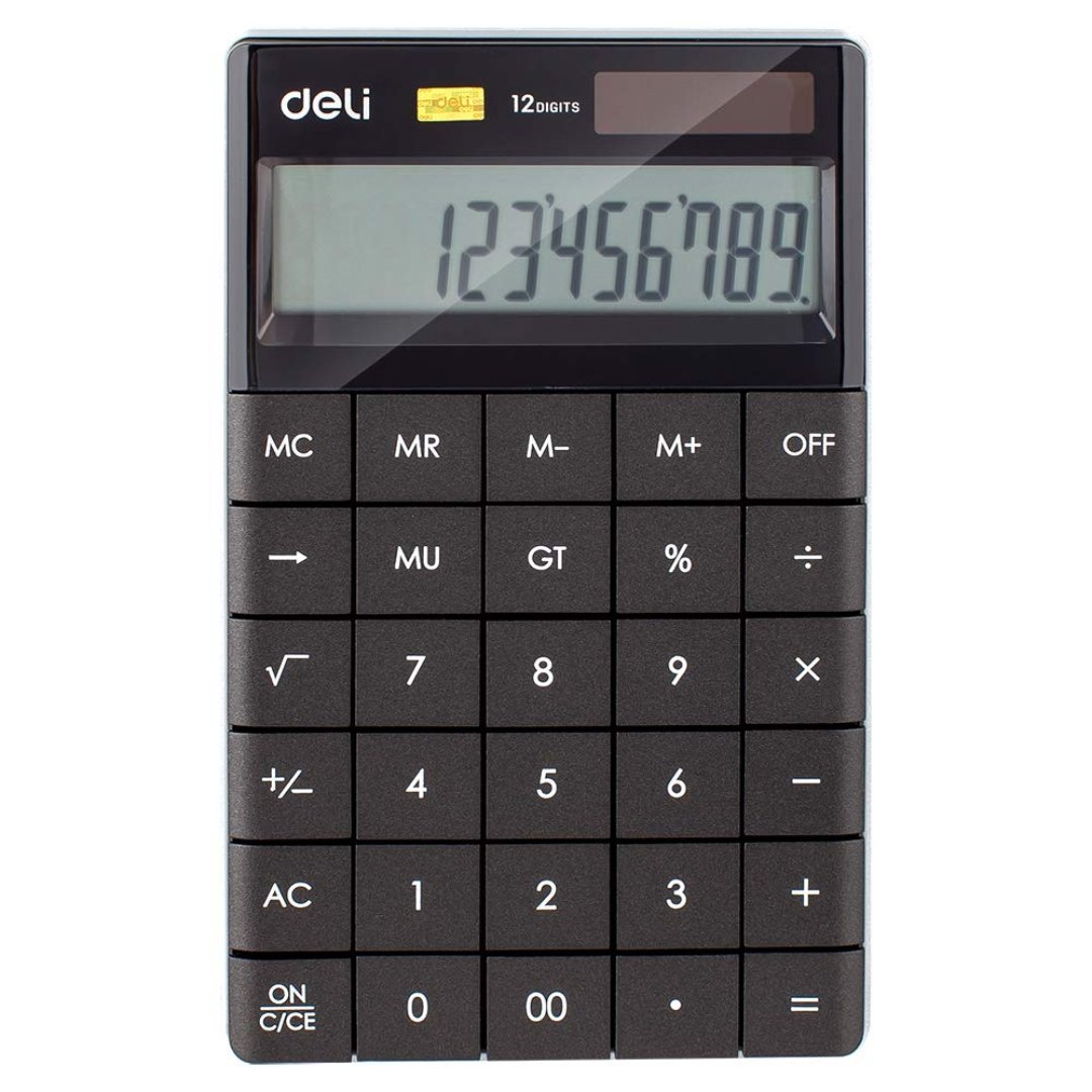 Deli Modern Compact Calculator 12 Digit