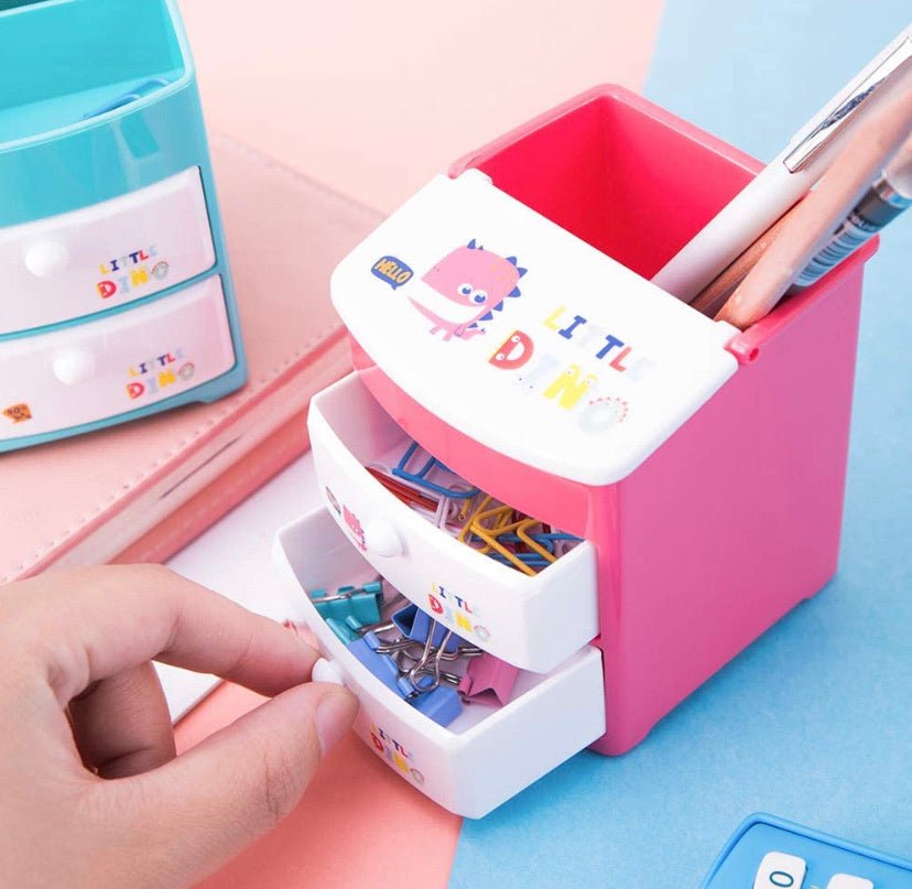 Deli Pen Stand Blue-9136