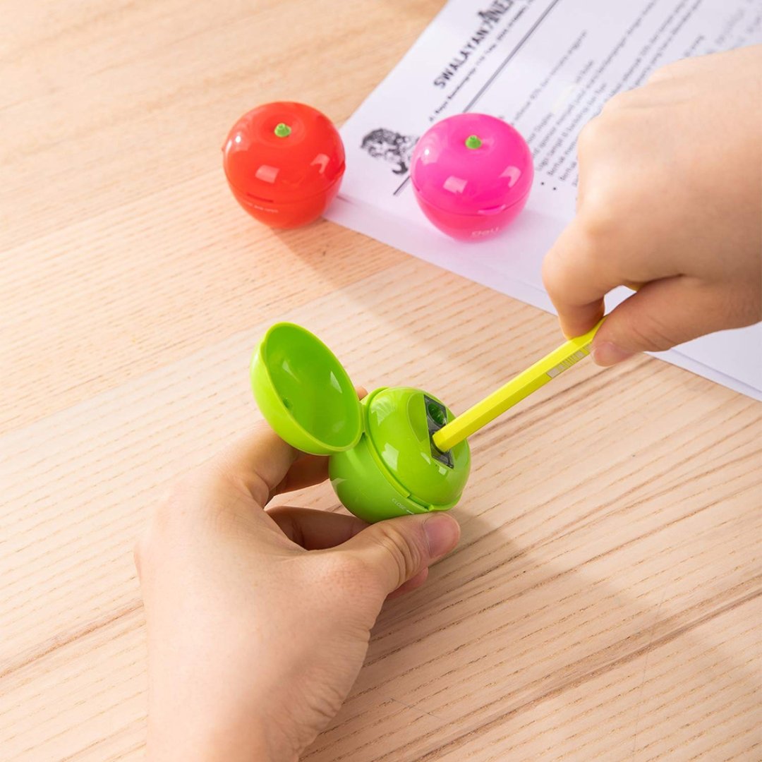 Deli Pencil Sharpener Assorted Colours