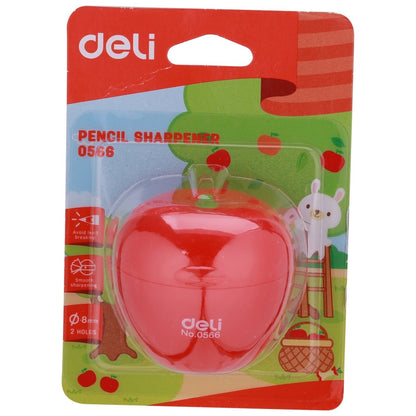 Deli Pencil Sharpener Assorted Colours