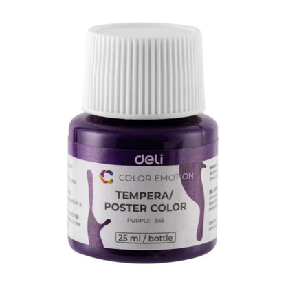 Deli WC14-12 Color Emotion Tempera Poster Color Gouache Set of 12