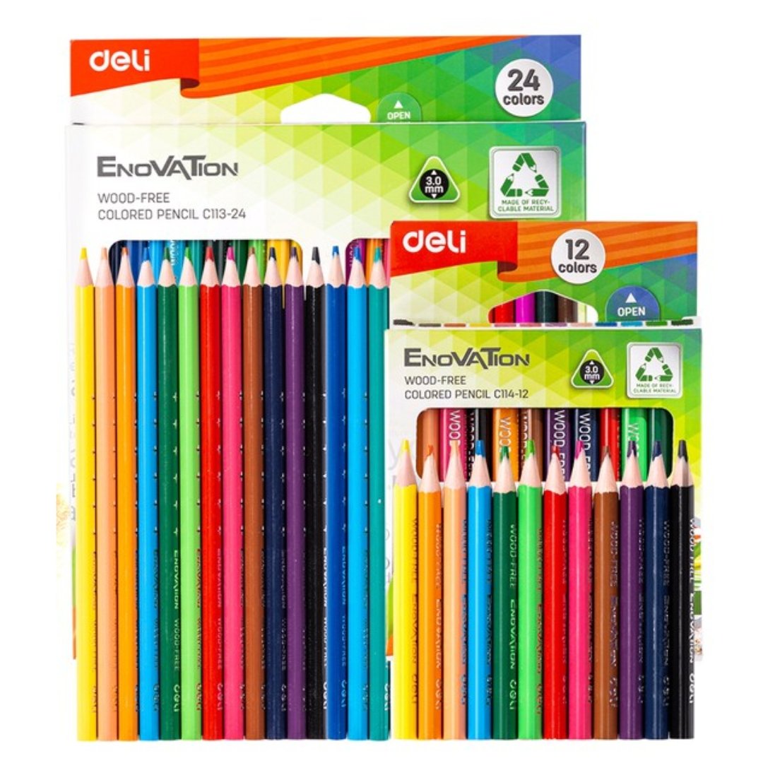 Deli Wood-Free Colored Pencil
