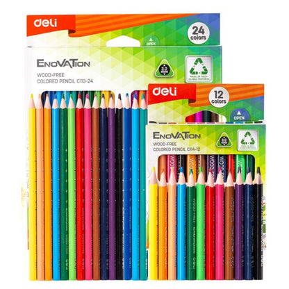 Deli Wood-Free Colored Pencil