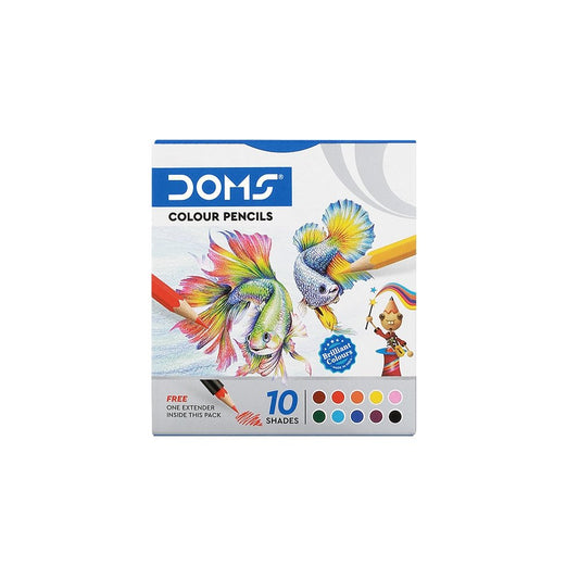 DOMS Colour Pencil 10 Shades