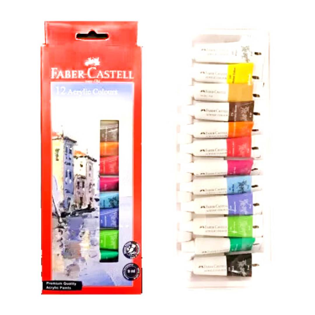 Faber Castell 20ml 12 Acrylic Color