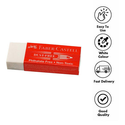 Faber Castell Dust Free Eraser-Pack Of 20