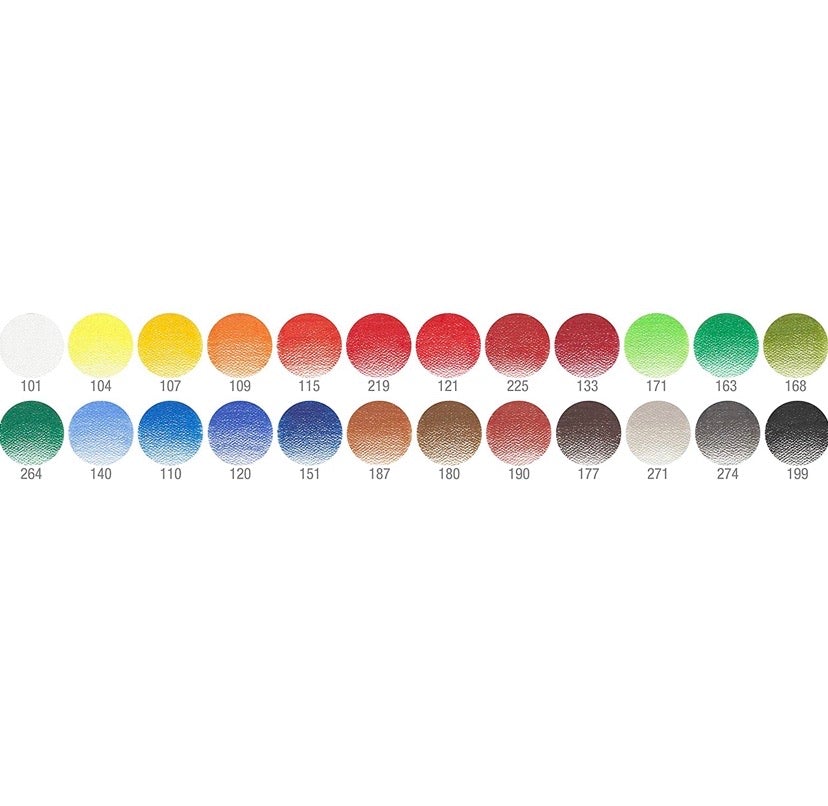 Faber-Castell Polychromos Color Pencil Set - Pack of 24