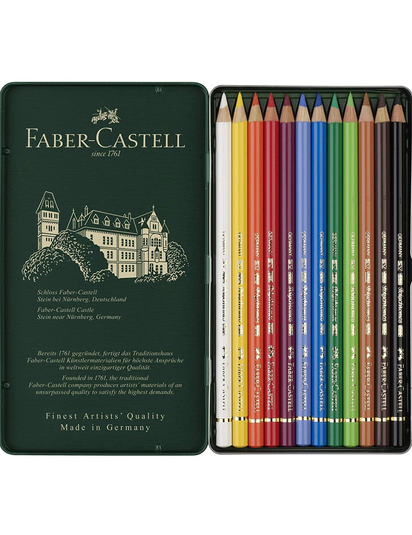 Faber-Castell Polychromos Color Pencil Set - Pack of 24