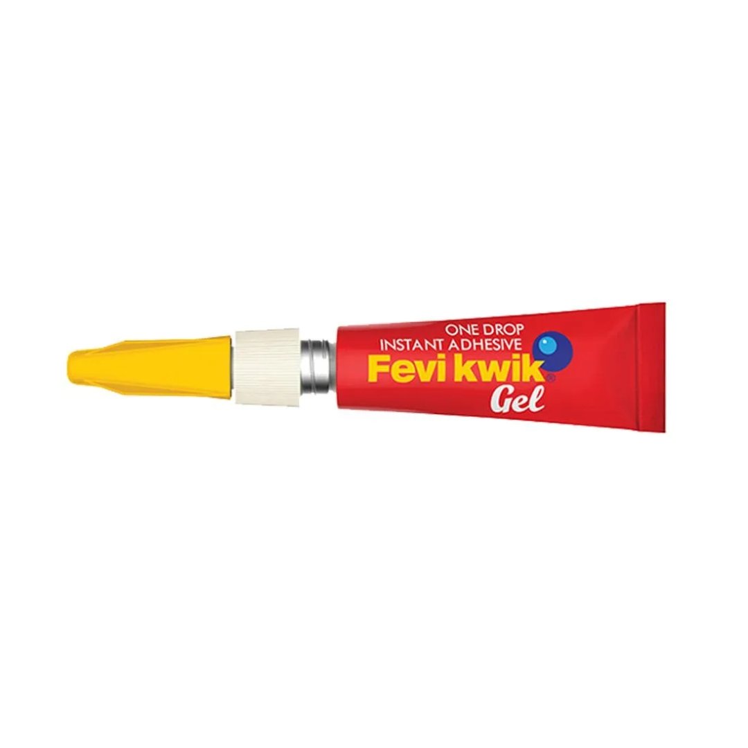 FEVIKWIK Gel One Drop Instant Gel Adhesive-Non Drip-Pack of 15