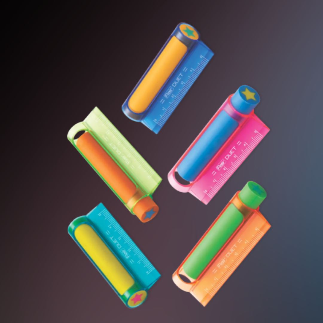 Flair Creative Duet Eraser+Scale