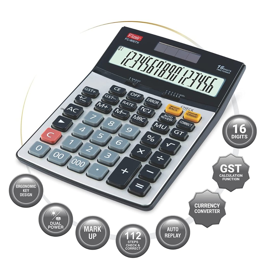 Flair Electronic Calculator  (FC-900TX)