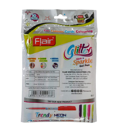 Flair Glitter Xtra Gel Pen