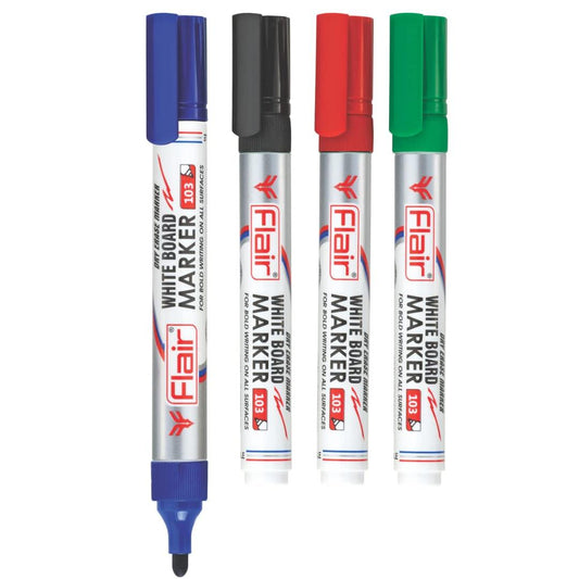 Flair Whiteboard Marker Pack Of 4