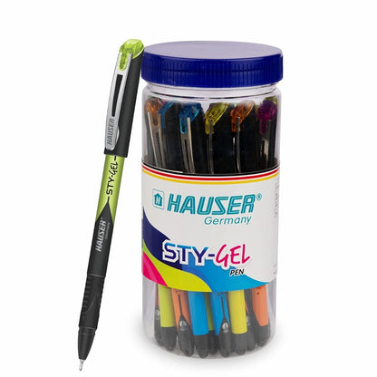 Hauser Germany Style Gel Pens 0.7mm-Pack Of 25