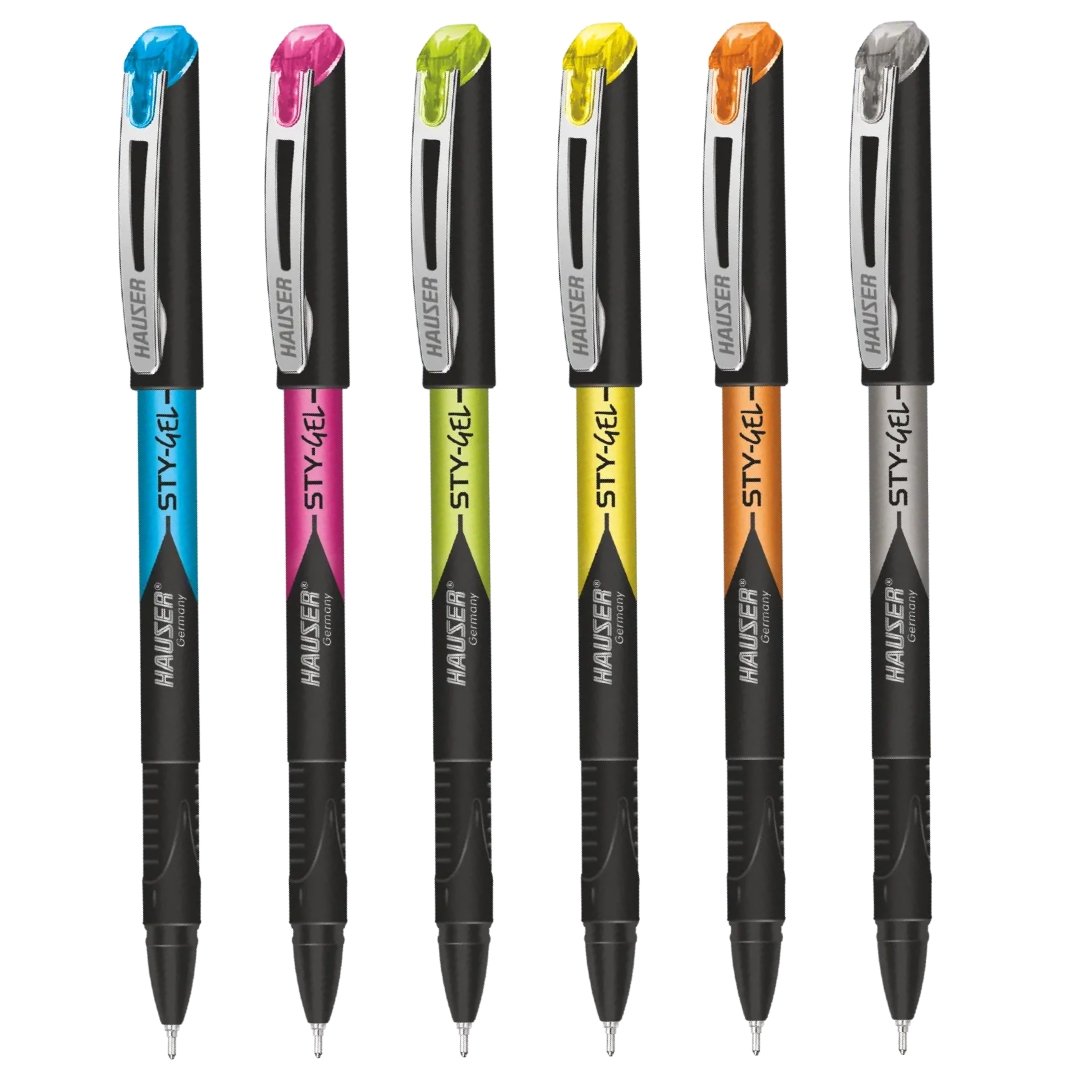 Hauser Germany Style Gel Pens 0.7mm-Pack Of 25