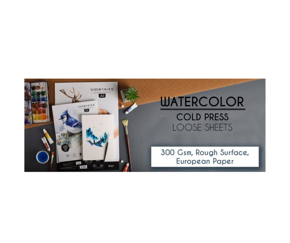 Scholar Watercolour Cold Press Loose Sheets
