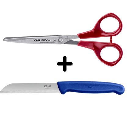 Kangaro Munix Delux Maha Saver Pack Scissors+Knife