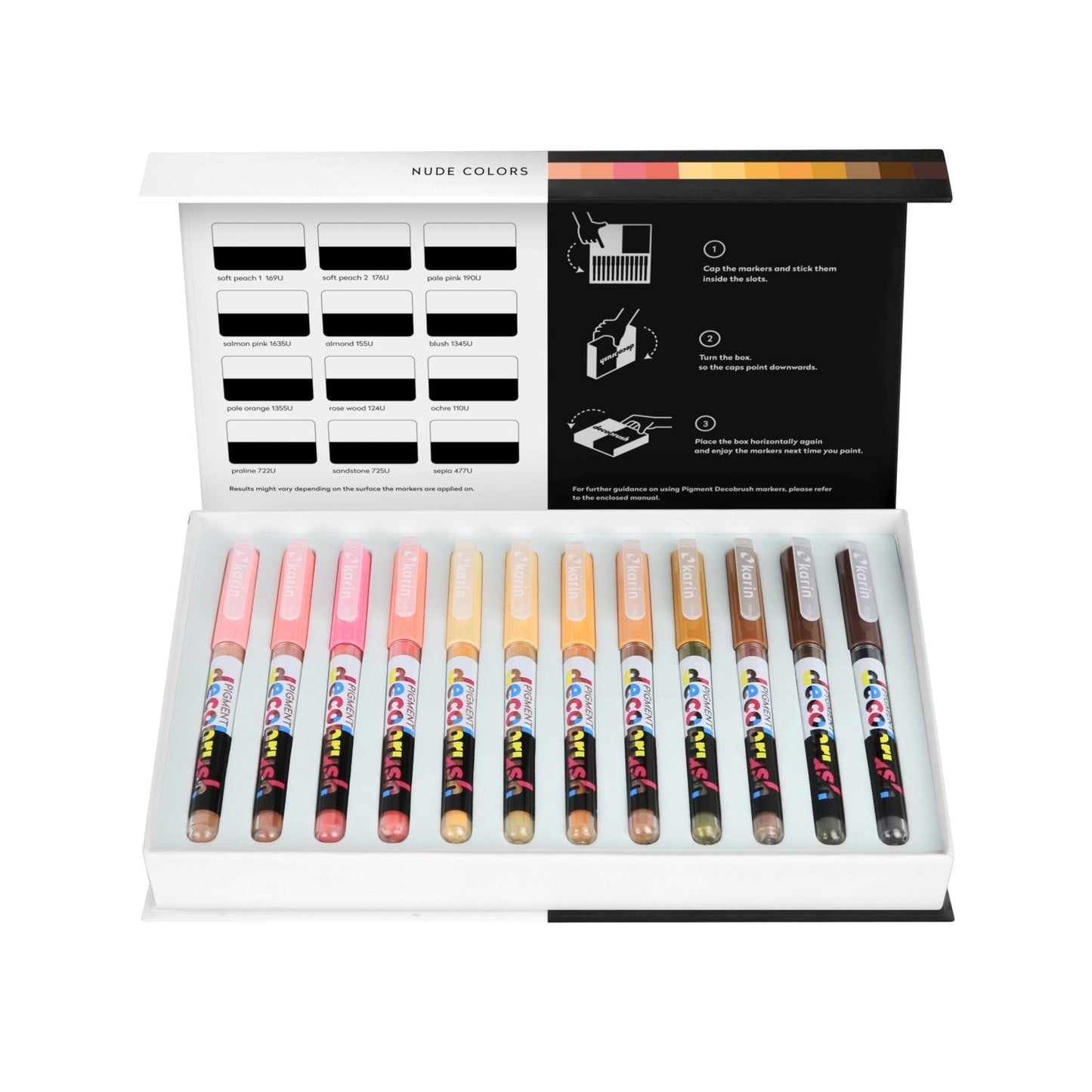 Karin Pigment Decobrush 12  colors collection