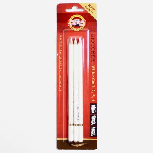 Koh-I-Noor Gioconda White Coal Pencils