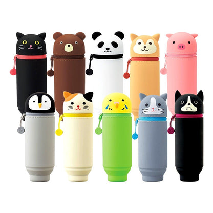 Lihit Lab Puni Labo Stand Up Silicone Pen Case