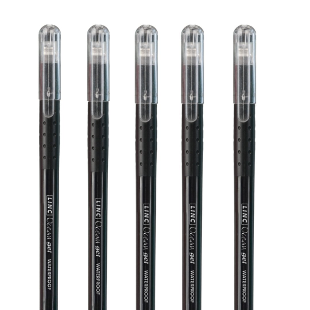 Linc Ocean Gel Pens 0.6mm Pack Of 5