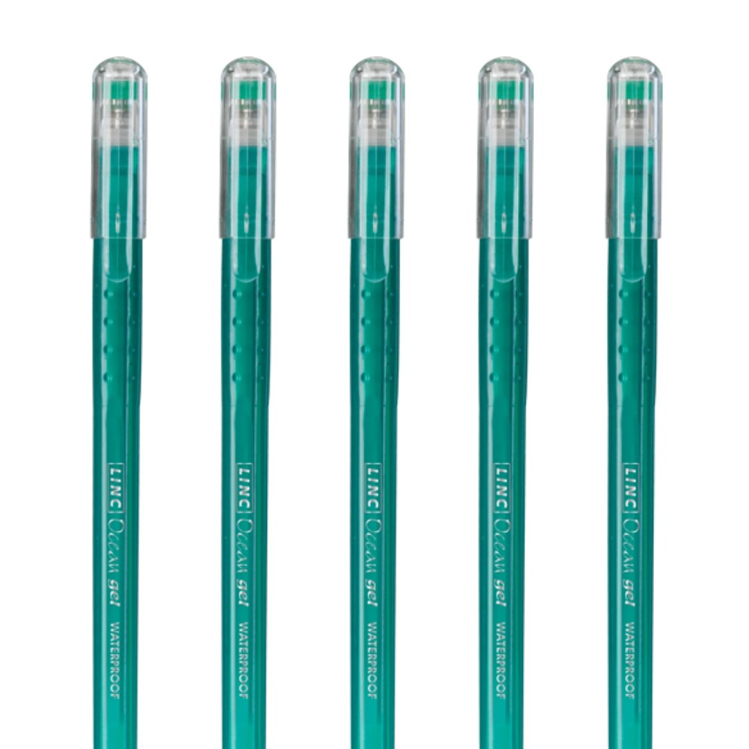 Linc Ocean Gel Pens 0.6mm Pack Of 5