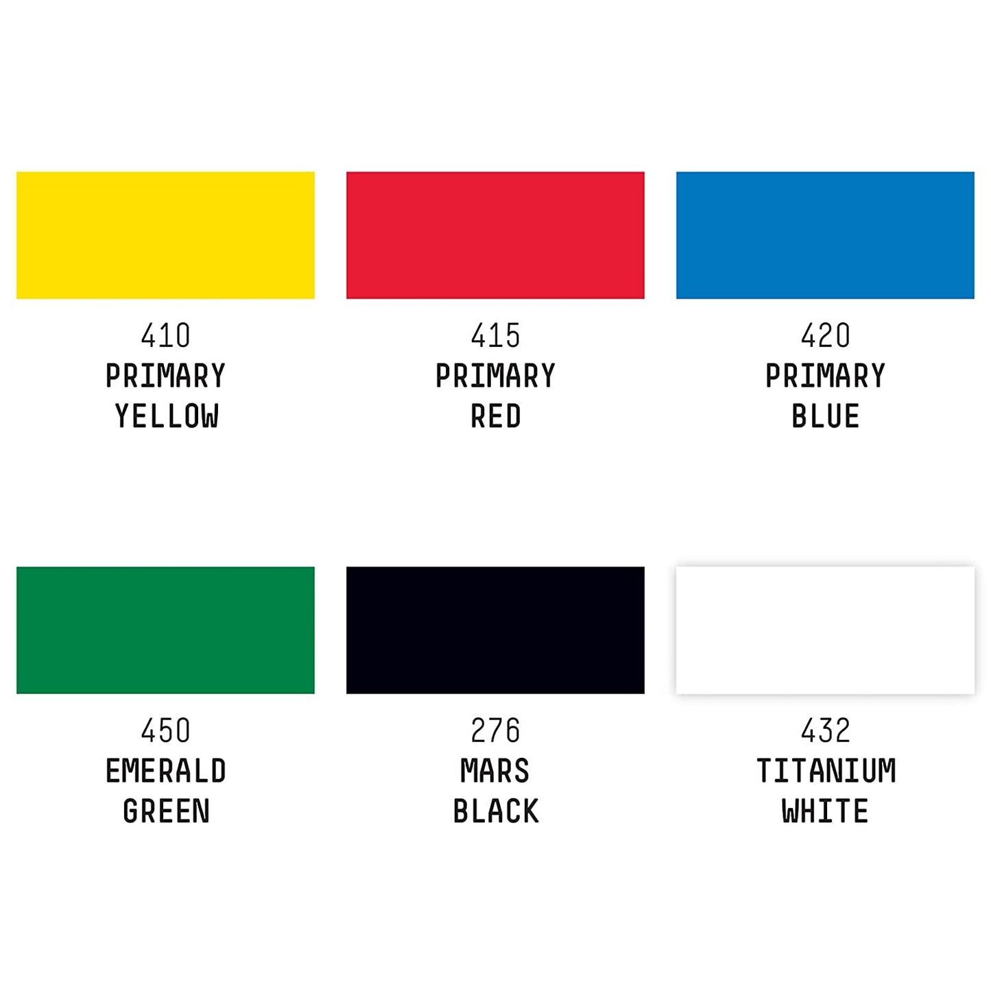 Liquitex Professional Acrylic Gouache 6 x 22 ml Set Primaries