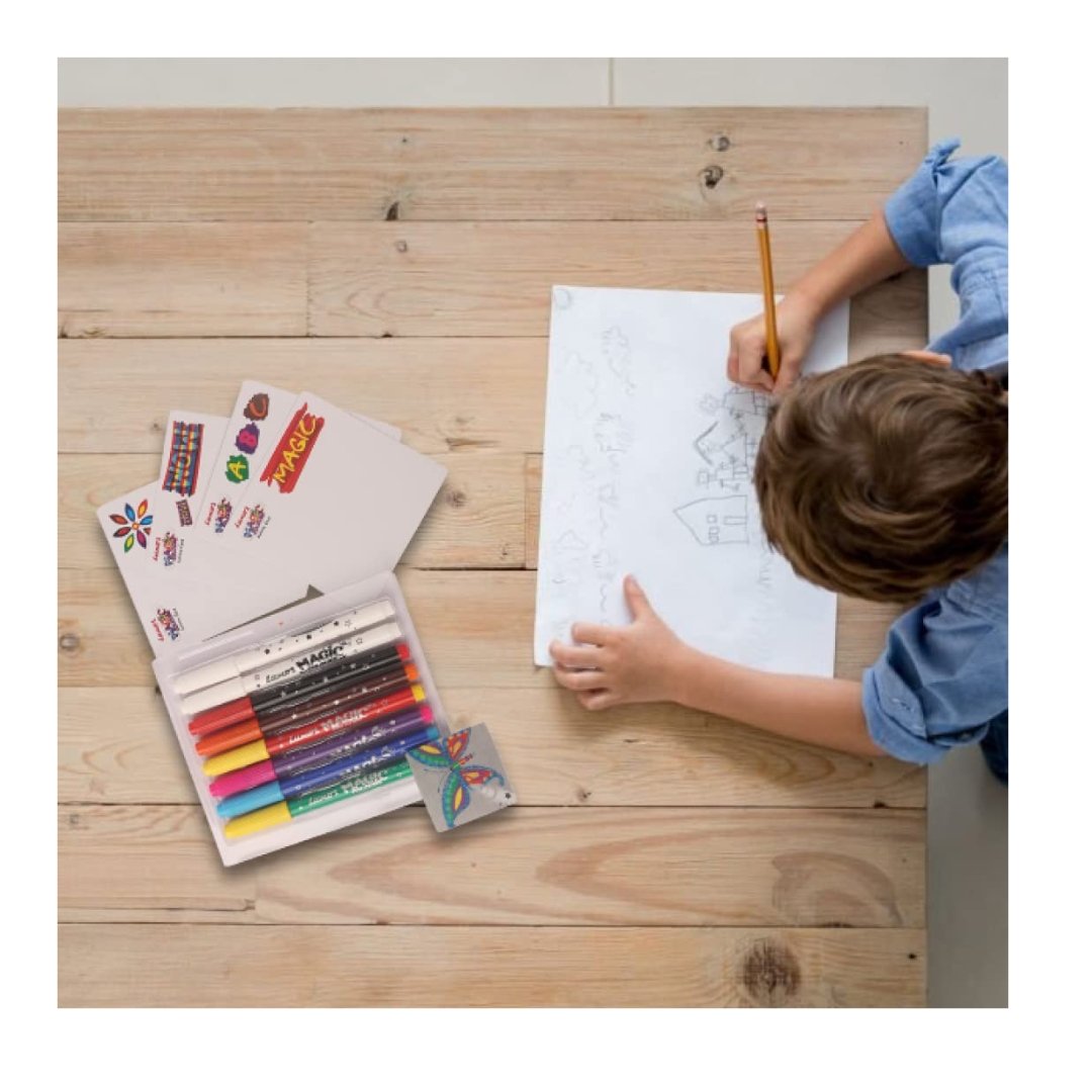 Luxor Magic Colour Pens (6+2 Pieces)