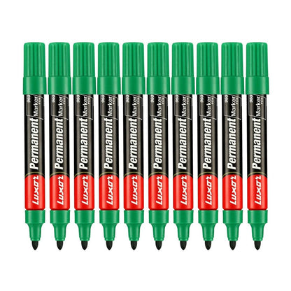 Luxor Permanent Marker 960 Bullet Tip Pack Of 10