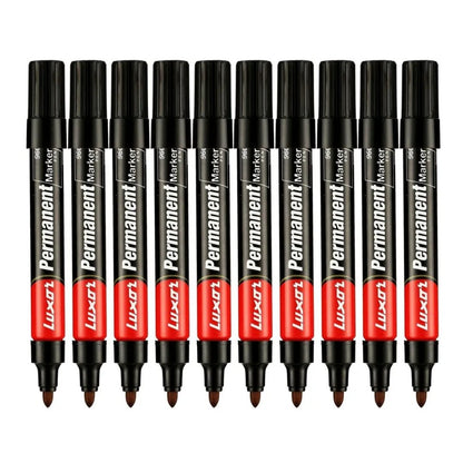 Luxor Permanent Marker 960 Bullet Tip Pack Of 10