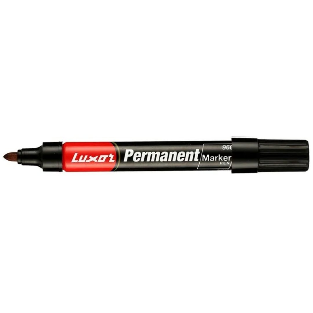 Luxor Permanent Marker 960 Bullet Tip Pack Of 10