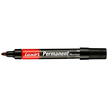 Luxor Permanent Marker 960 Bullet Tip Pack Of 10