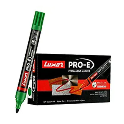 Luxor Pro-E Permanent Marker Pack Of 10