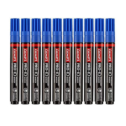 Luxor Pro-E Permanent Marker Pack Of 10