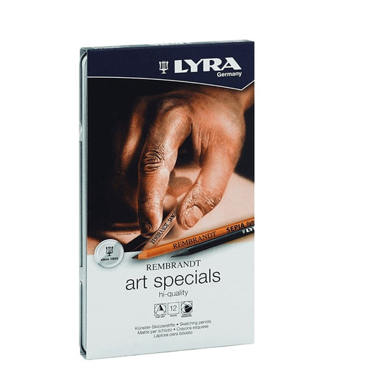LYRA Rembrandt Art Specials Pencils, Set of 12, Assorted Colours