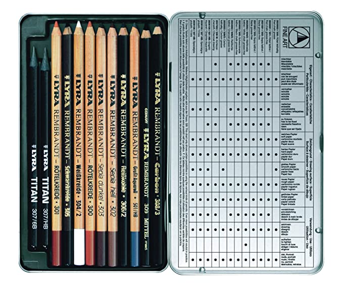 LYRA Rembrandt Art Specials Pencils, Set of 12, Assorted Colours