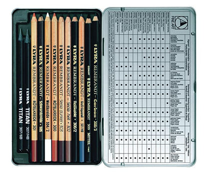 LYRA Rembrandt Art Specials Pencils, Set of 12, Assorted Colours