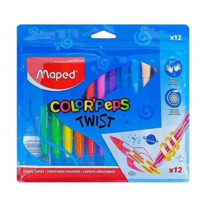 Maped Colorpeps Twist Crayons