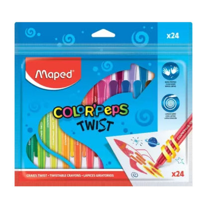 Maped Colorpeps Twist Crayons