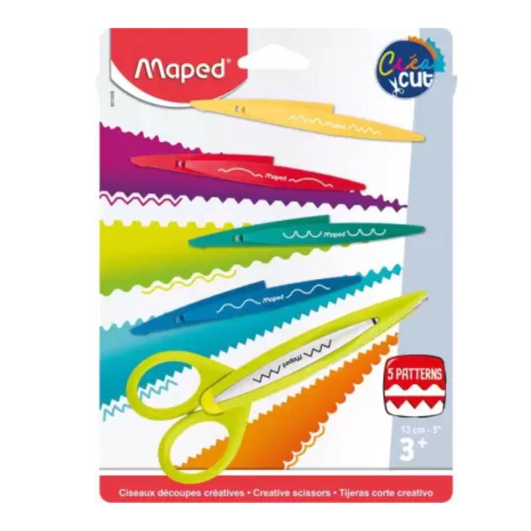 Maped Crea Cut 5 Patterns Scissor