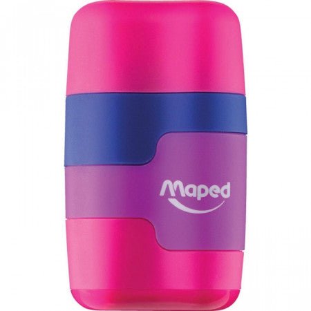 Maped-Duo Grip Erasers and Pencil Sharpener Assorted Colors