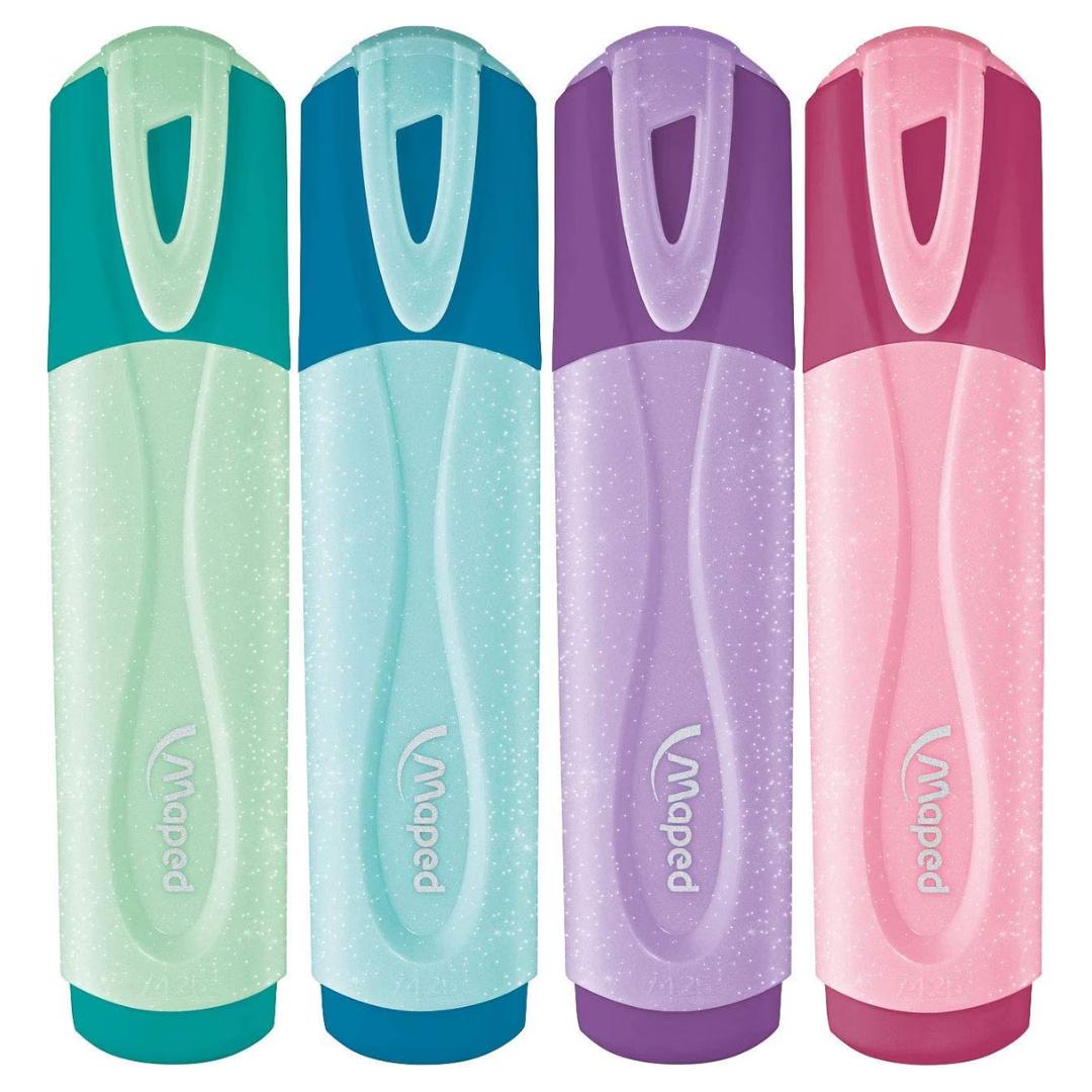 Maped Fluo Peps Classic Pastel Glitter Highlighters