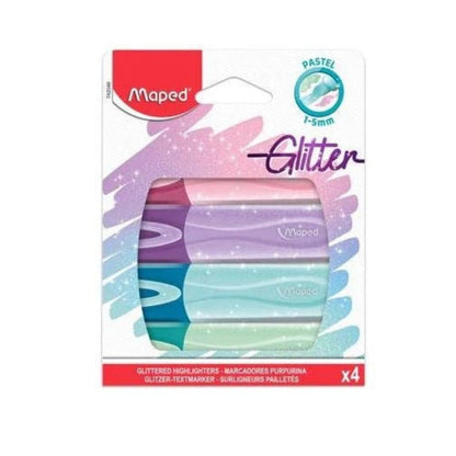 Maped Fluo Peps Classic Pastel Glitter Highlighters