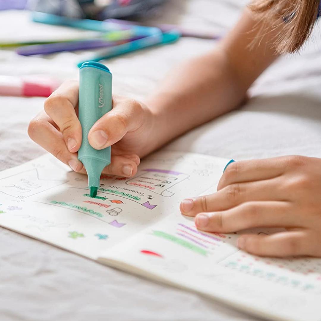 Maped Fluo Peps Classic Pastel Glitter Highlighters