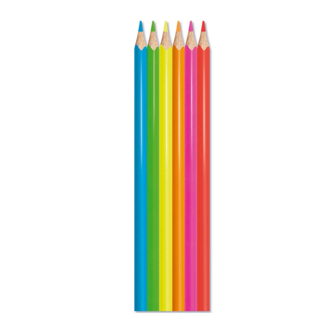 Maped Fluos Color Pencils Pack Of 6