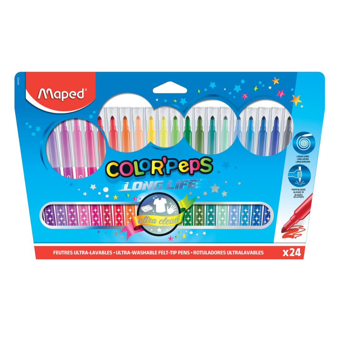Maped Long Life Felt Pens