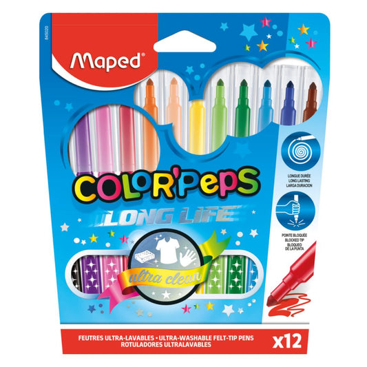 Maped Long Life Felt Pens