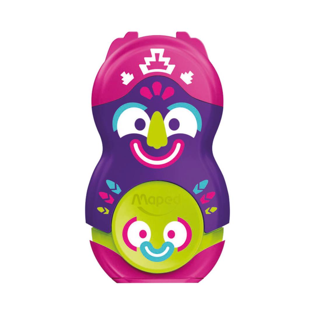 Maped Loopy Duo Pencil Sharpener+Eraser