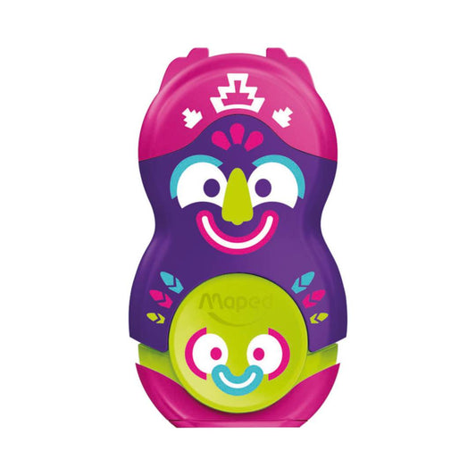 Maped Loopy Duo Pencil Sharpener+Eraser