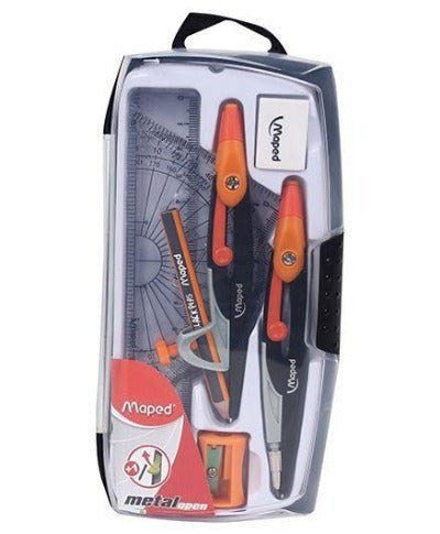 Maped Metal 9pcs Ruler Set